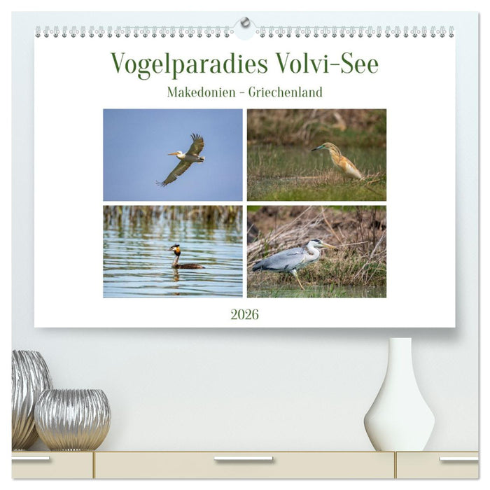 Vogelparadies Volvi-See (CALVENDO Premium Wandkalender 2026)