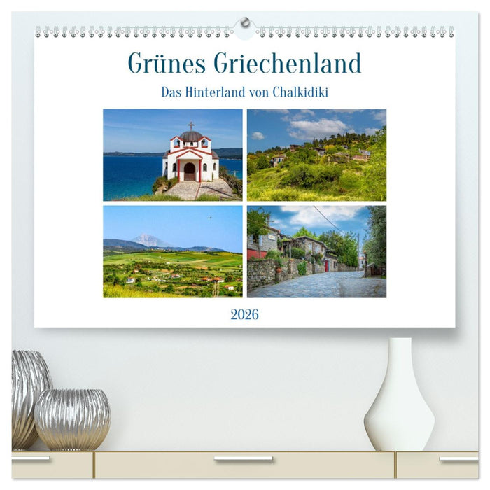 Grünes Griechenland (CALVENDO Premium Wandkalender 2026)