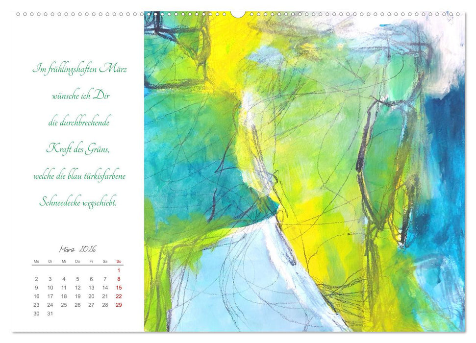 Farbwünsche für Dich (CALVENDO Premium Wandkalender 2026)