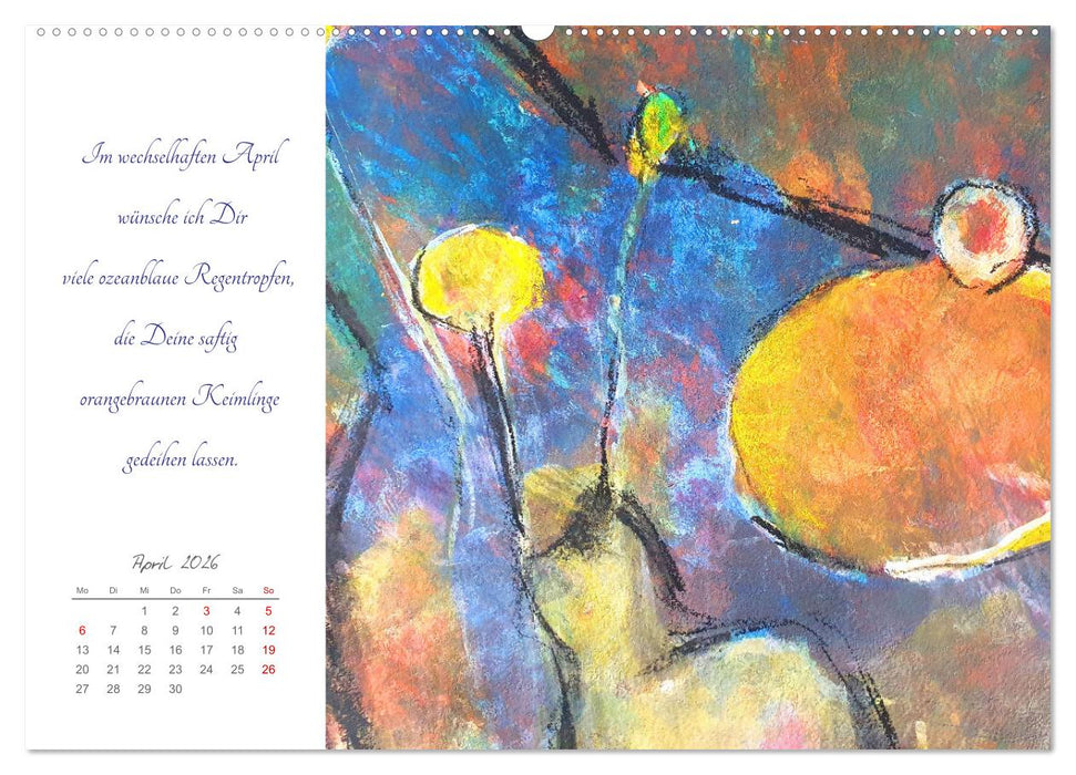 Farbwünsche für Dich (CALVENDO Premium Wandkalender 2026)