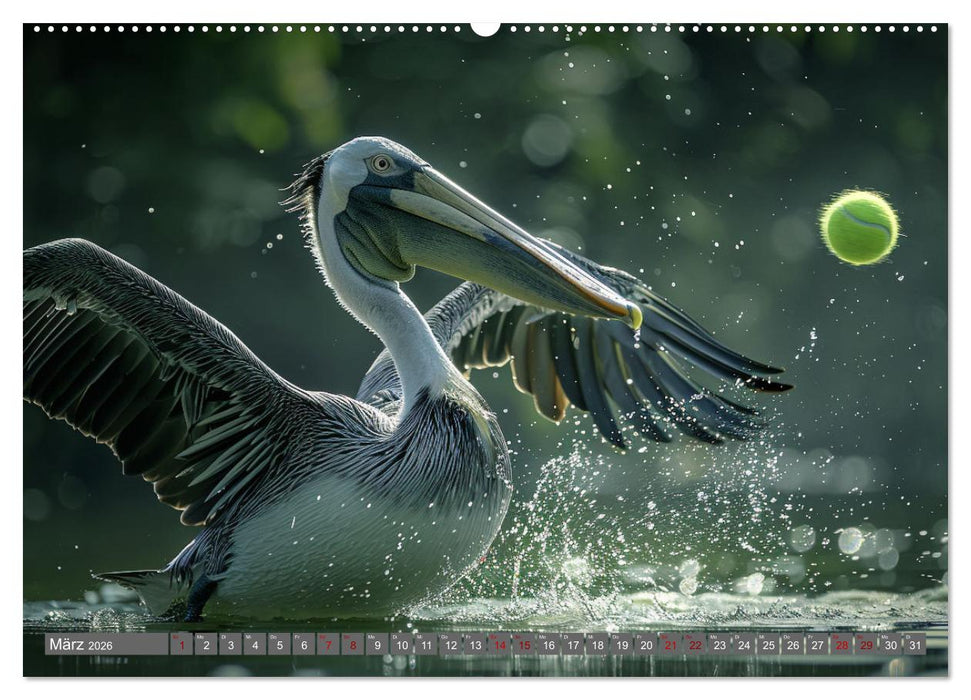 Tierische Balljunkies (CALVENDO Wandkalender 2026)