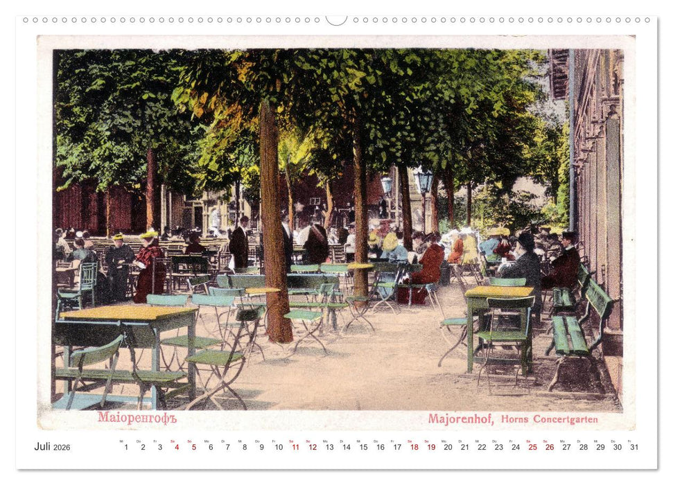 Strand-Bilder Anno 1900 - Rigas Seebäder in historischen Ansichten (CALVENDO Premium Wandkalender 2026)