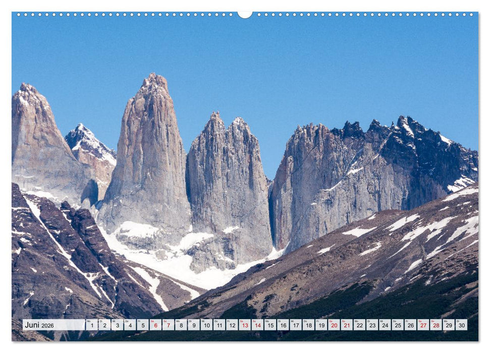 Chile - Facetten landschaftlicher Vielfalt (CALVENDO Premium Wandkalender 2026)
