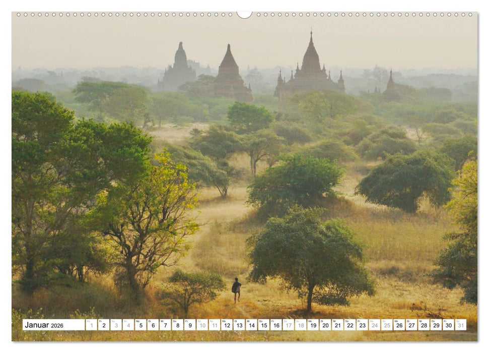 Weltreise, in zwölf Fotografien einmal um die Welt (CALVENDO Premium Wandkalender 2026)