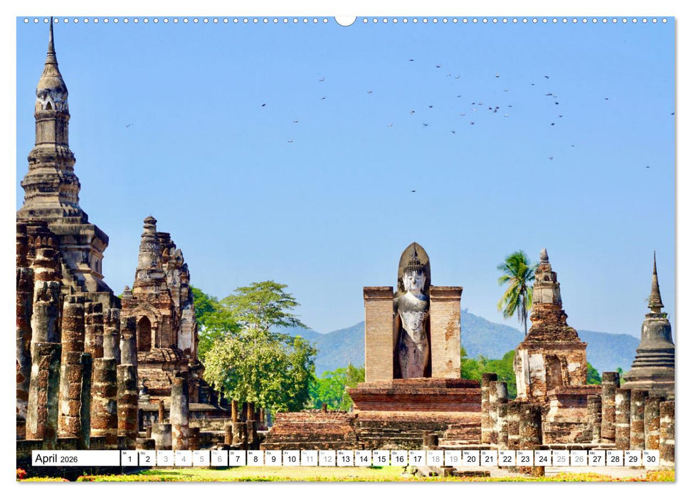 Weltreise, in zwölf Fotografien einmal um die Welt (CALVENDO Premium Wandkalender 2026)