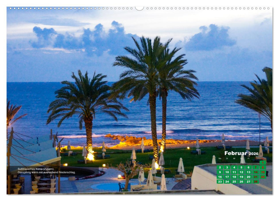 Klimazonen Europas (CALVENDO Premium Wandkalender 2026)