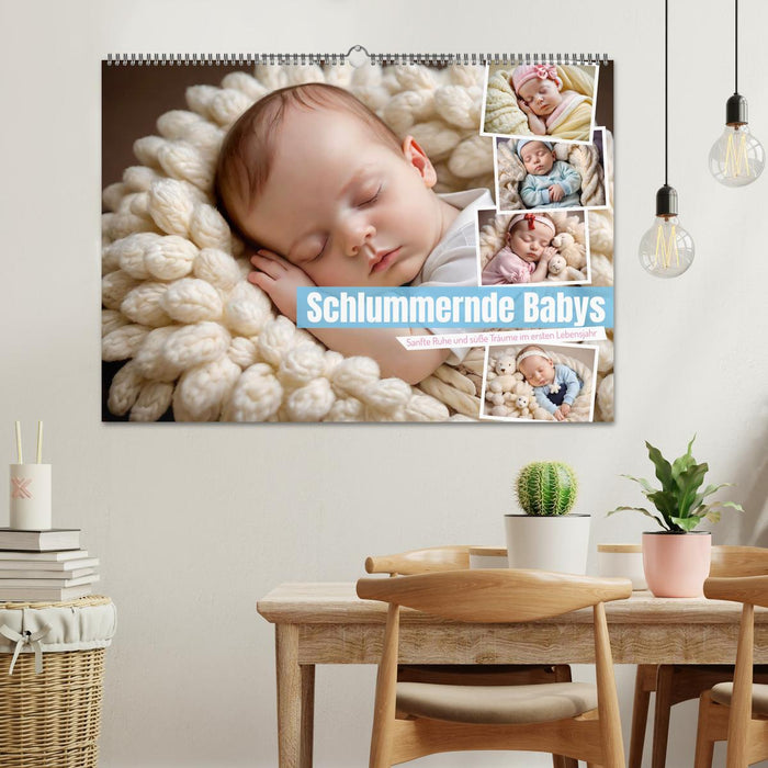 Schlummernde Babys (CALVENDO Wandkalender 2026)