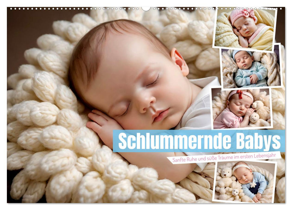 Schlummernde Babys (CALVENDO Wandkalender 2026)