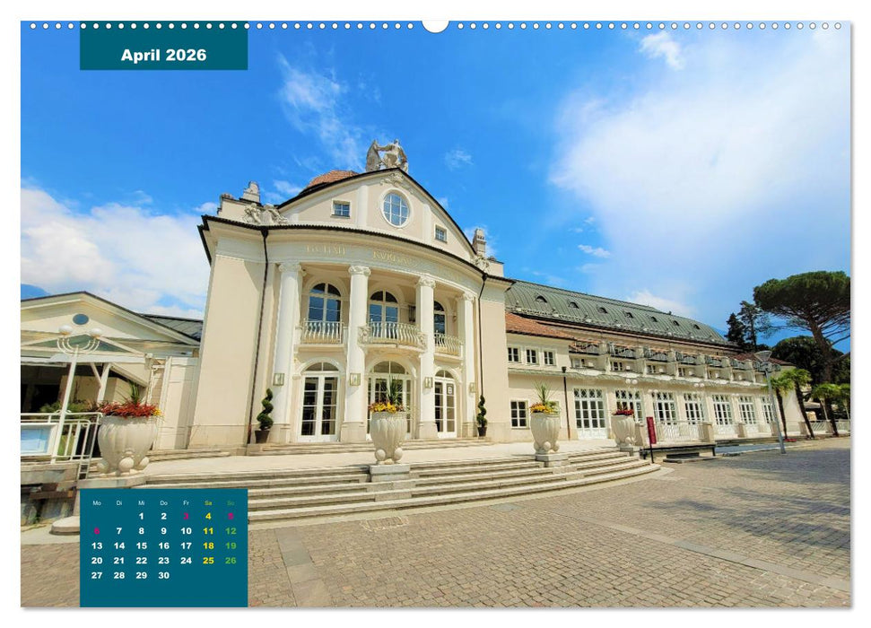 Merans Promenaden - Flanieren und geniessen, innehalten und Sein (CALVENDO Premium Wandkalender 2026)