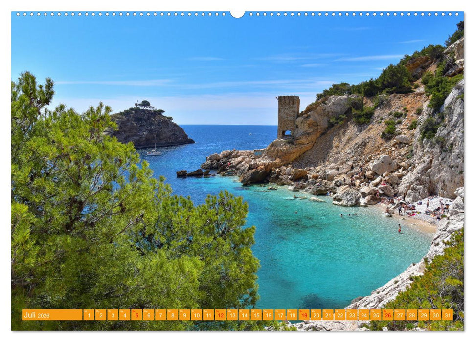 Die Entdeckung der Côte Bleue (CALVENDO Premium Wandkalender 2026)