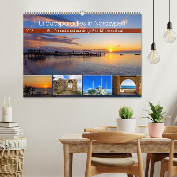 Urlaubsparadies in Nordzypern (CALVENDO Wandkalender 2026)
