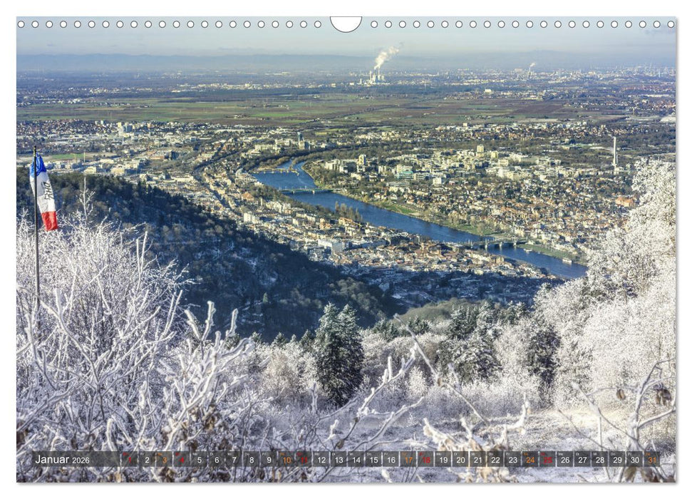 Mein Heidelberg - Unterwegs zwischen Neckar und Altstadt (CALVENDO Wandkalender 2026)