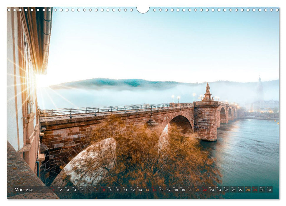 Mein Heidelberg - Unterwegs zwischen Neckar und Altstadt (CALVENDO Wandkalender 2026)