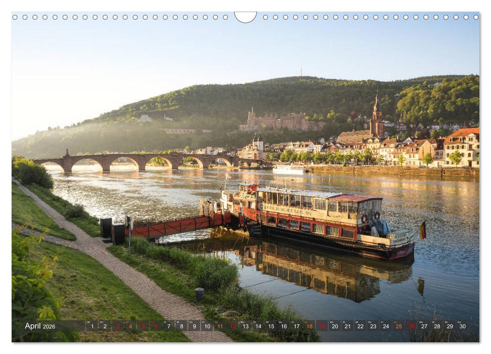 Mein Heidelberg - Unterwegs zwischen Neckar und Altstadt (CALVENDO Wandkalender 2026)
