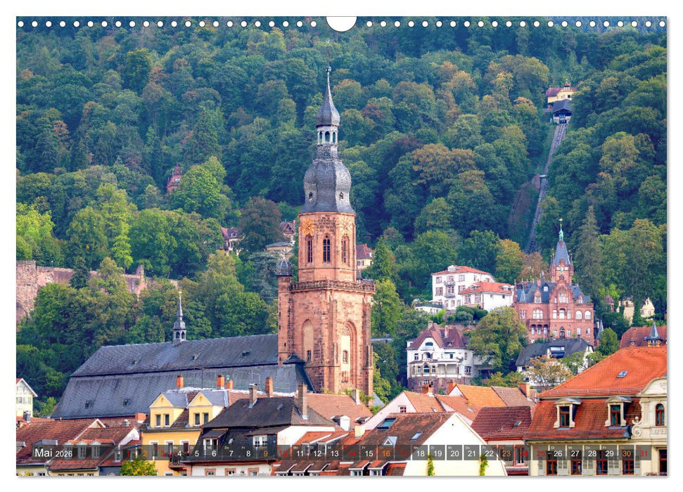 Mein Heidelberg - Unterwegs zwischen Neckar und Altstadt (CALVENDO Wandkalender 2026)