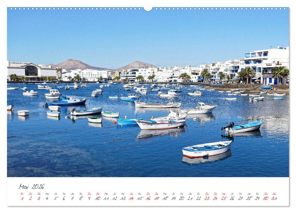 Lanzarote & La Graciosa - Inseln der spektakulären Landschaften (CALVENDO Premium Wandkalender 2026)