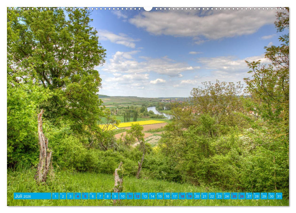 Natur pur - Volkach am Main (CALVENDO Premium Wandkalender 2026)