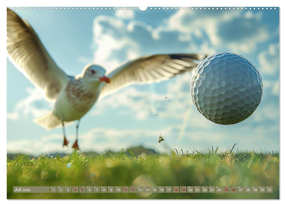 Tierische Balljunkies (CALVENDO Premium Wandkalender 2026)