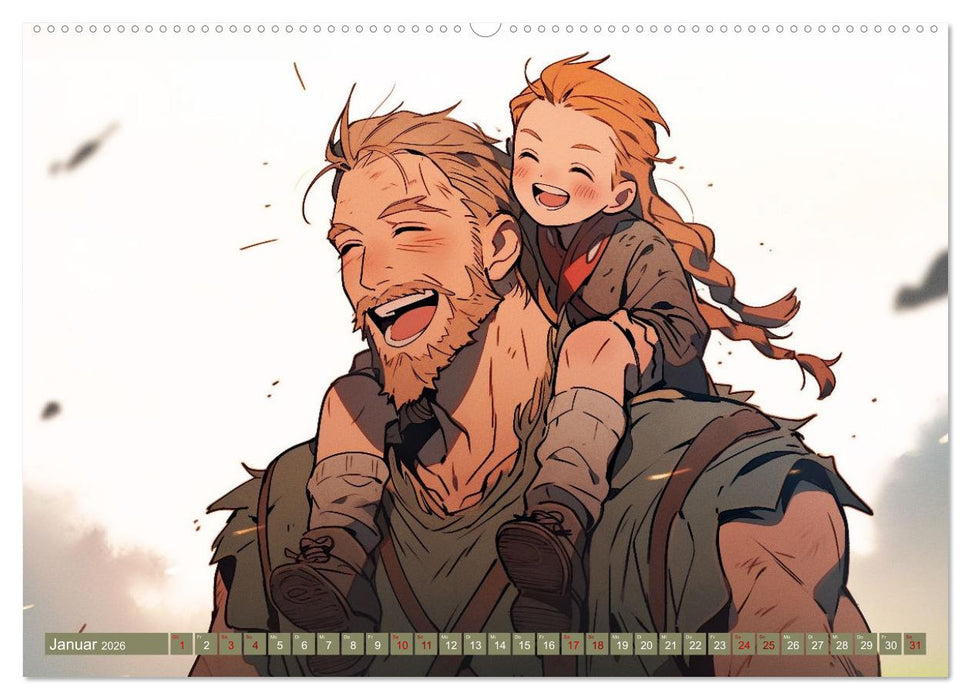 Das ganz normale Leben der Nordmänner (CALVENDO Wandkalender 2026)