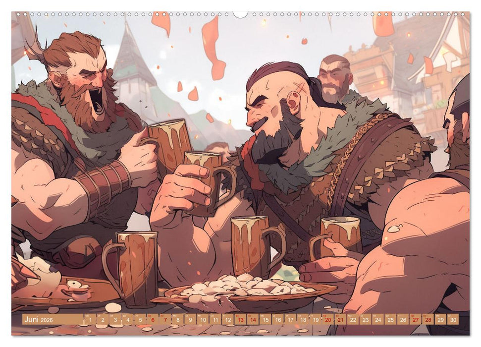 Das ganz normale Leben der Nordmänner (CALVENDO Wandkalender 2026)