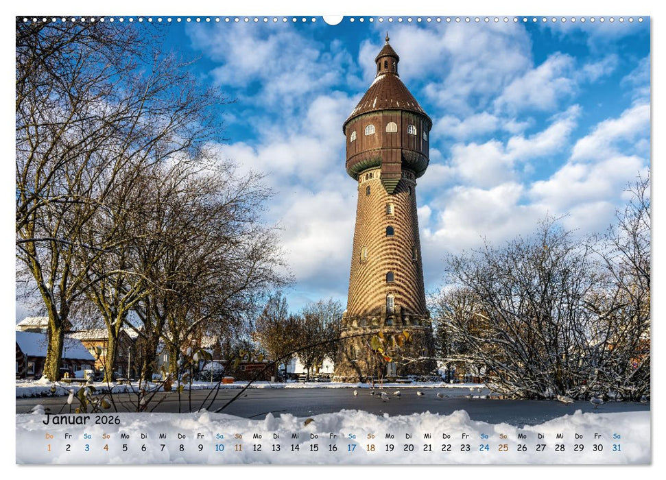 Westküste - Zwischen St. Peter Ording, Büsum und Elbe (CALVENDO Wandkalender 2026)