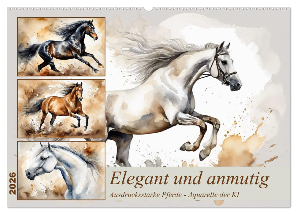 Elegant und anmutig (CALVENDO Wandkalender 2026)