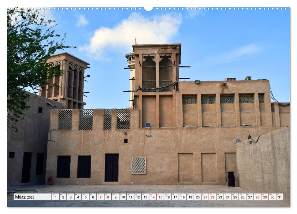 BUR DUBAI und DEIRA, Dubais historische Stadtviertel am Creek (CALVENDO Premium Wandkalender 2026)
