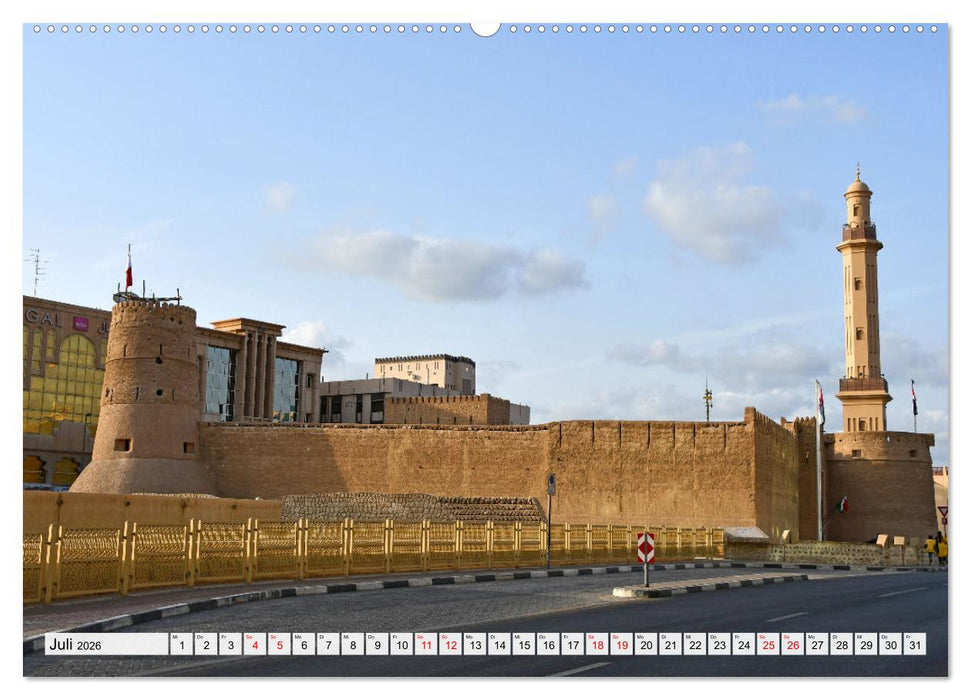 BUR DUBAI und DEIRA, Dubais historische Stadtviertel am Creek (CALVENDO Premium Wandkalender 2026)