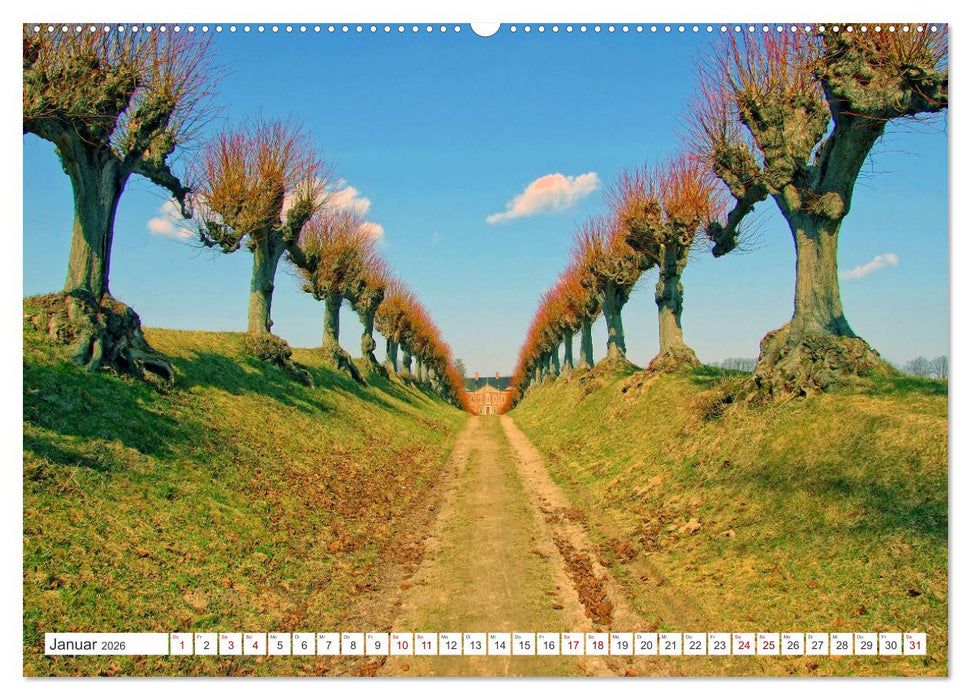 Das Klützer Schloss Bothmer – Ein Maitag in Mecklenburgs feinem Stück England (CALVENDO Premium Wandkalender 2026)