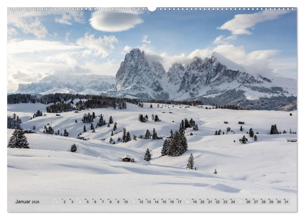 Faszination Dolomiten (CALVENDO Premium Wandkalender 2026)