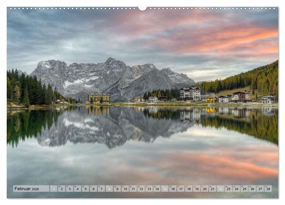 Faszination Dolomiten (CALVENDO Premium Wandkalender 2026)