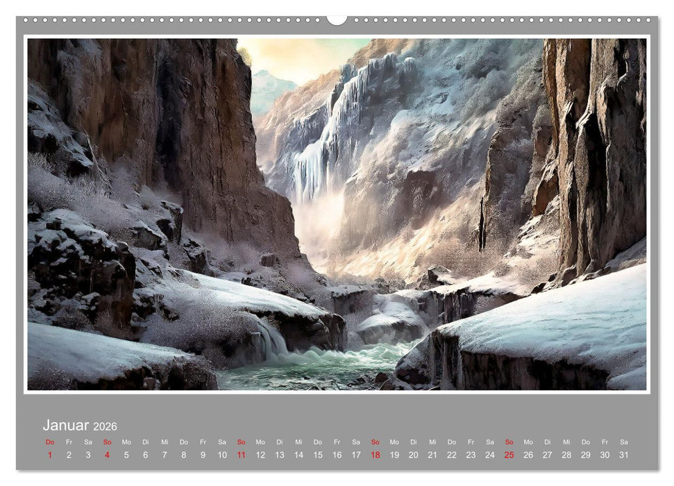 Landschaften im Jahreskreis (CALVENDO Wandkalender 2026)