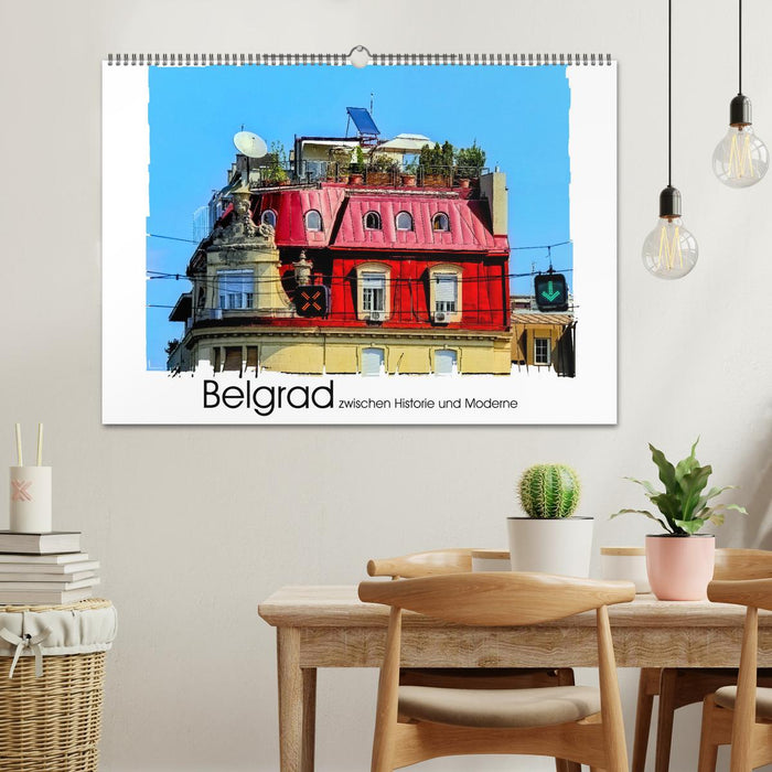 Belgrad zwischen Historie und Moderne (CALVENDO Wandkalender 2026)
