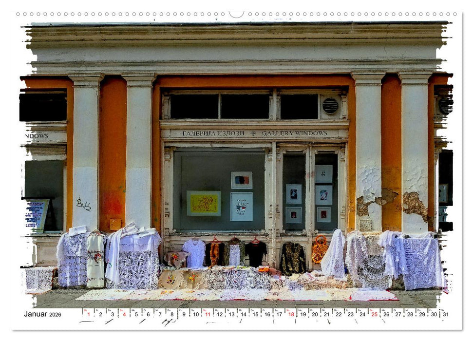 Belgrad zwischen Historie und Moderne (CALVENDO Wandkalender 2026)