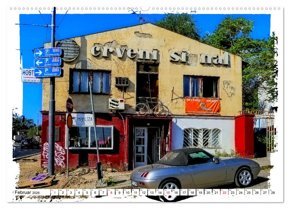 Belgrad zwischen Historie und Moderne (CALVENDO Wandkalender 2026)