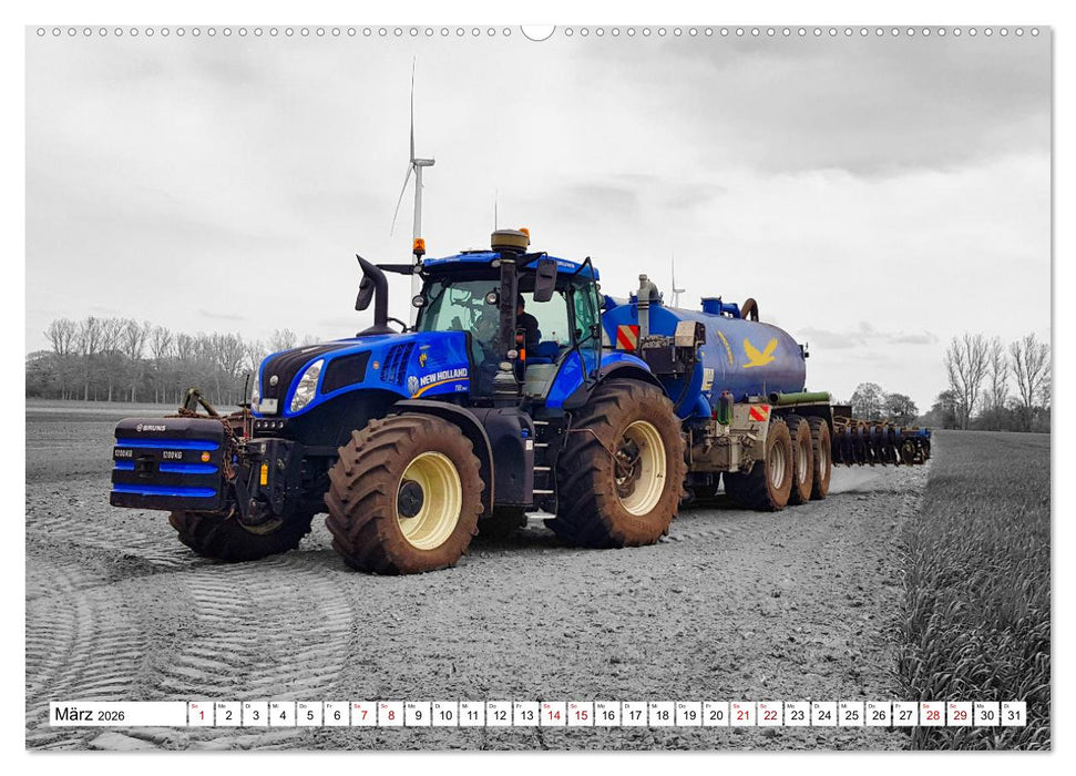 Faszination Landmaschinen - Egal ob alt oder neu (CALVENDO Premium Wandkalender 2026)
