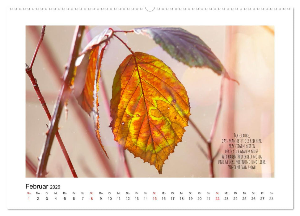Blätterreigen (CALVENDO Premium Wandkalender 2026)