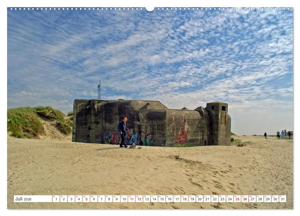 Sommerpause - An Dänemarks Nordseestrand (CALVENDO Premium Wandkalender 2026)