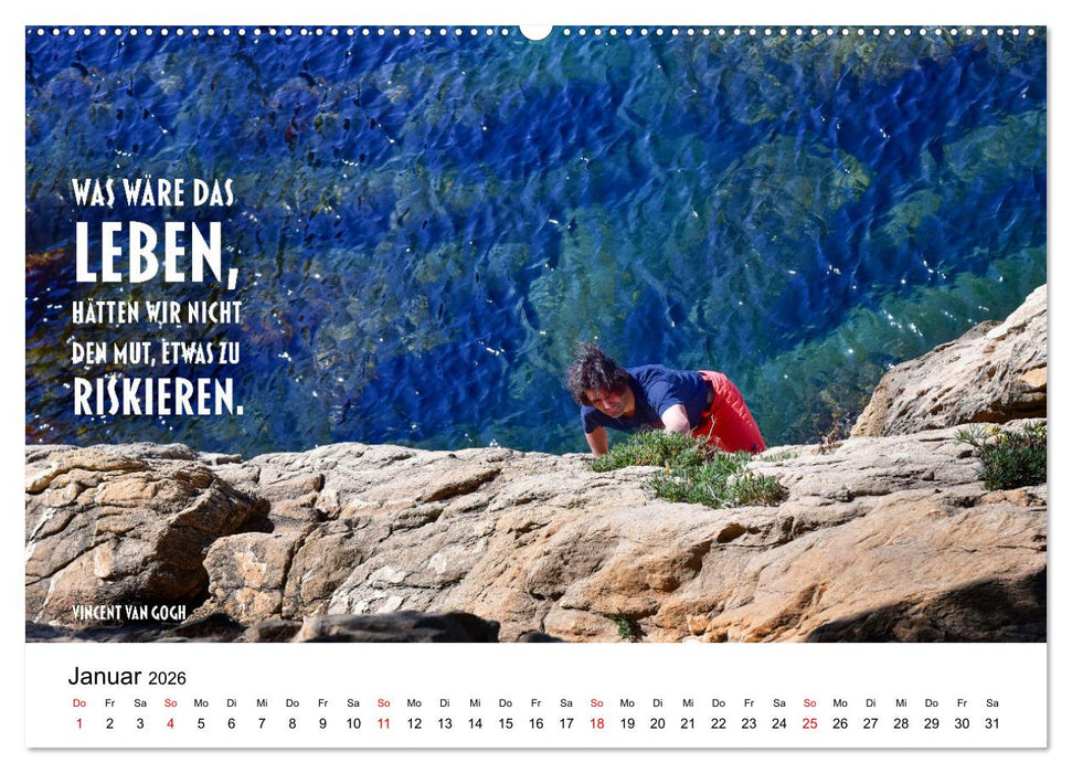 Zitate fürs Leben (CALVENDO Premium Wandkalender 2026)