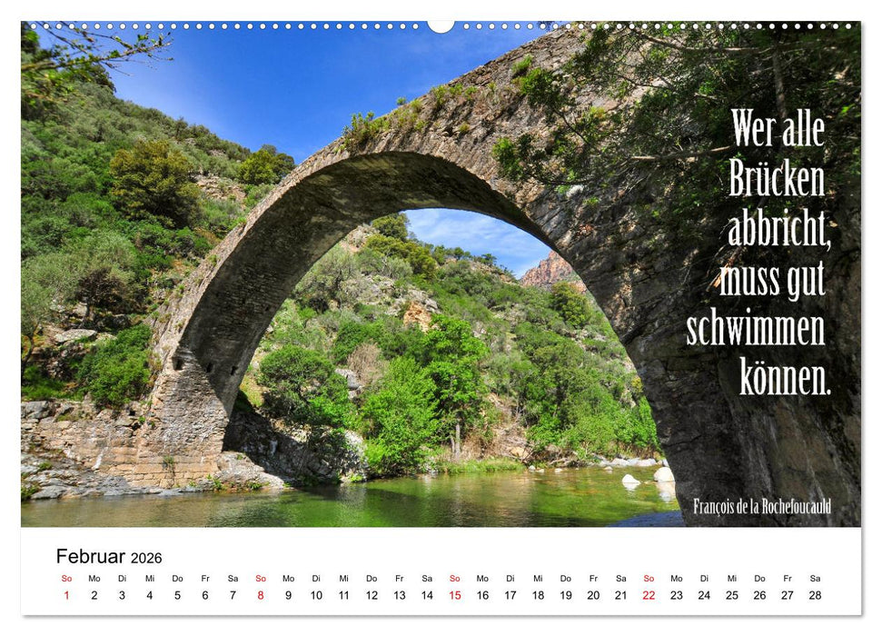 Zitate fürs Leben (CALVENDO Premium Wandkalender 2026)