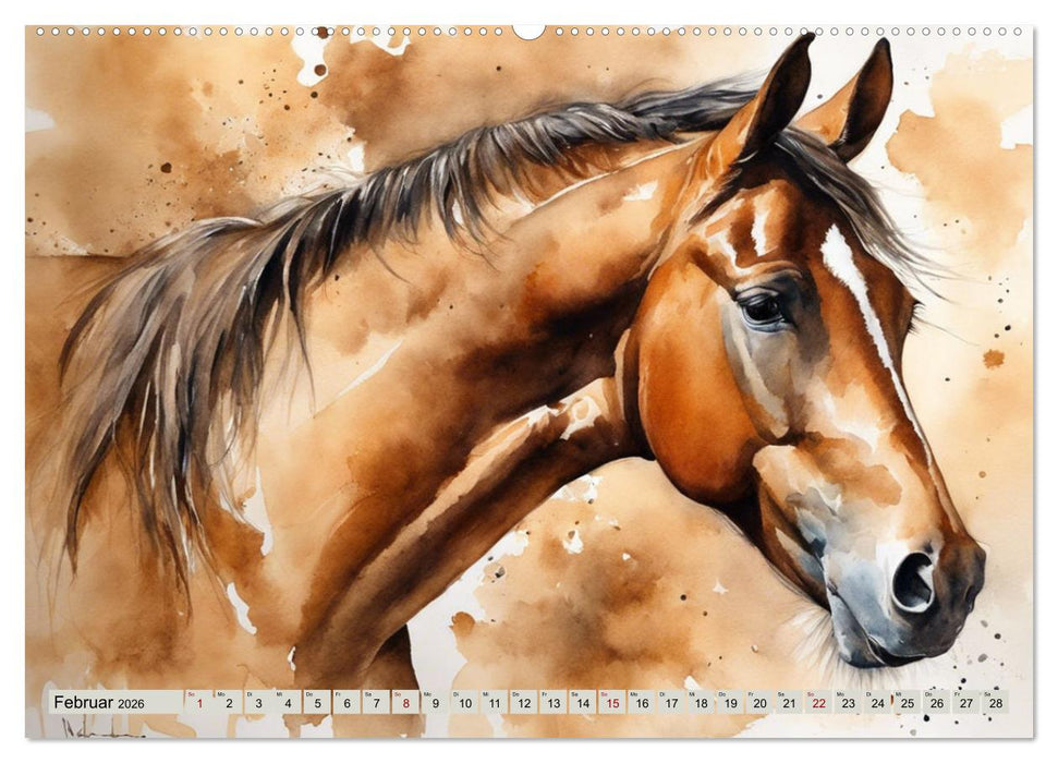 Elegant und anmutig (CALVENDO Premium Wandkalender 2026)