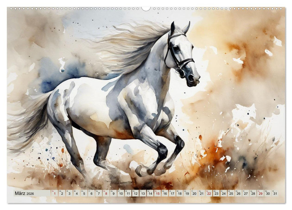 Elegant und anmutig (CALVENDO Premium Wandkalender 2026)