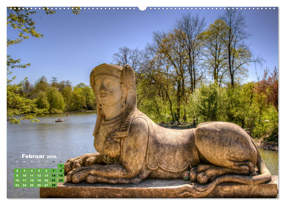 Park Schönbusch Aschaffenburg (CALVENDO Premium Wandkalender 2026)