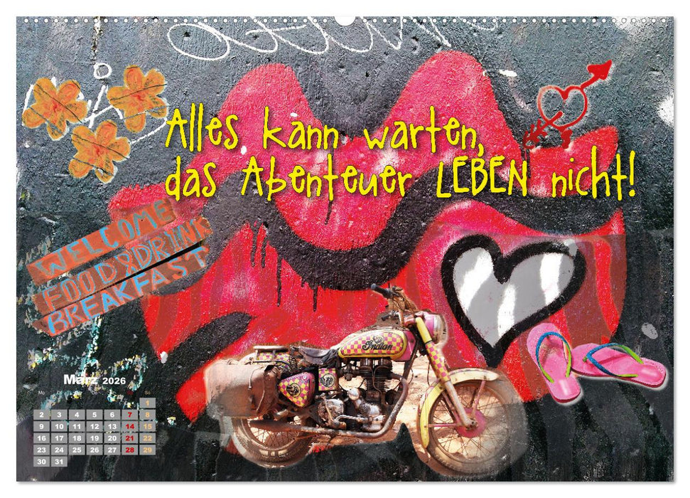 Es ist mal wieder Zeit für ein Abenteuer (CALVENDO Premium Wandkalender 2026)