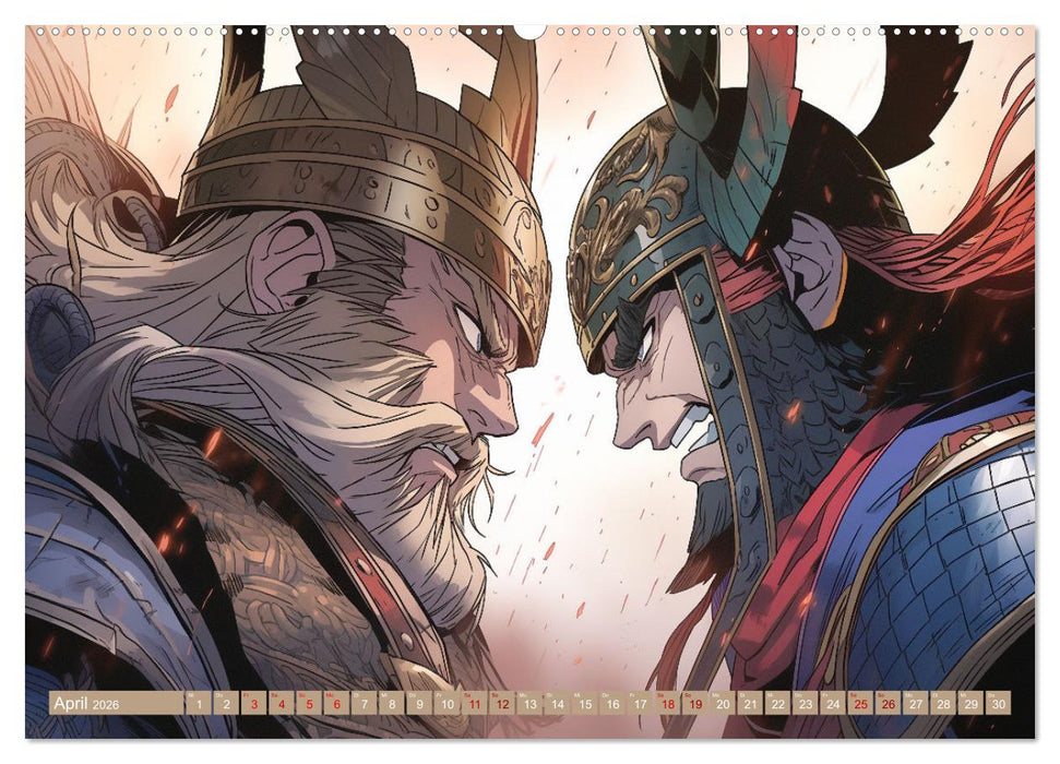 Das ganz normale Leben der Nordmänner (CALVENDO Premium Wandkalender 2026)