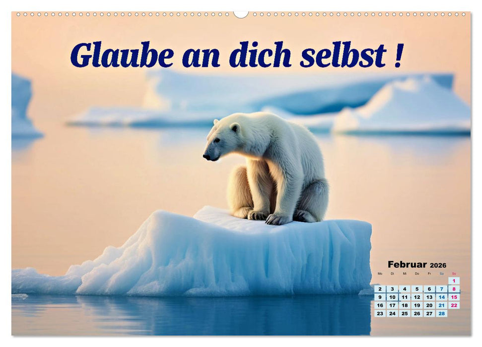 Work - Life - Balance - unterwegs mit coolen Sprüchen (CALVENDO Wandkalender 2026)