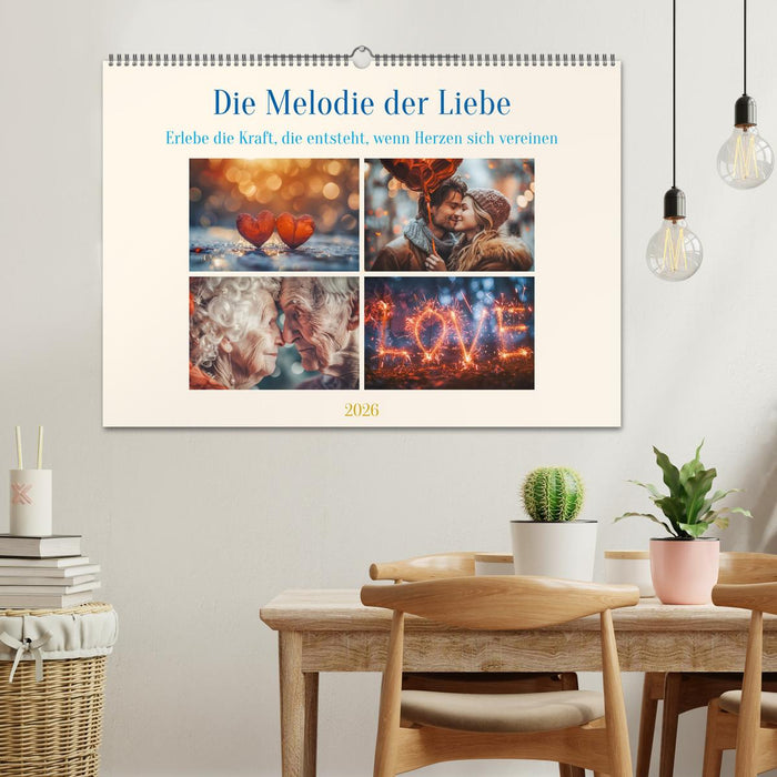 Die Melodie der Liebe (CALVENDO Wandkalender 2026)