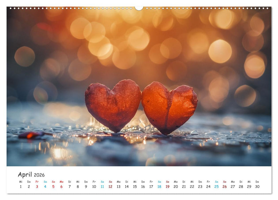 Die Melodie der Liebe (CALVENDO Wandkalender 2026)