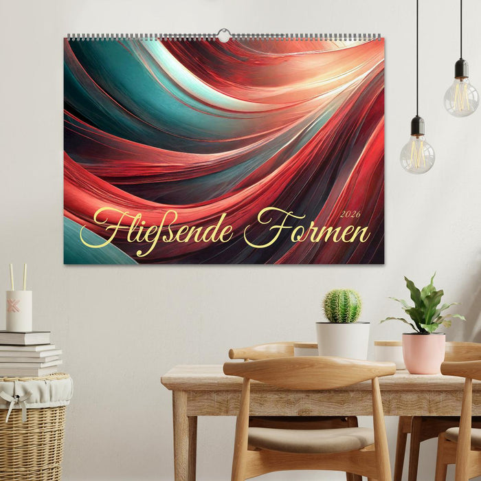Fließende Formen (CALVENDO Wandkalender 2026)
