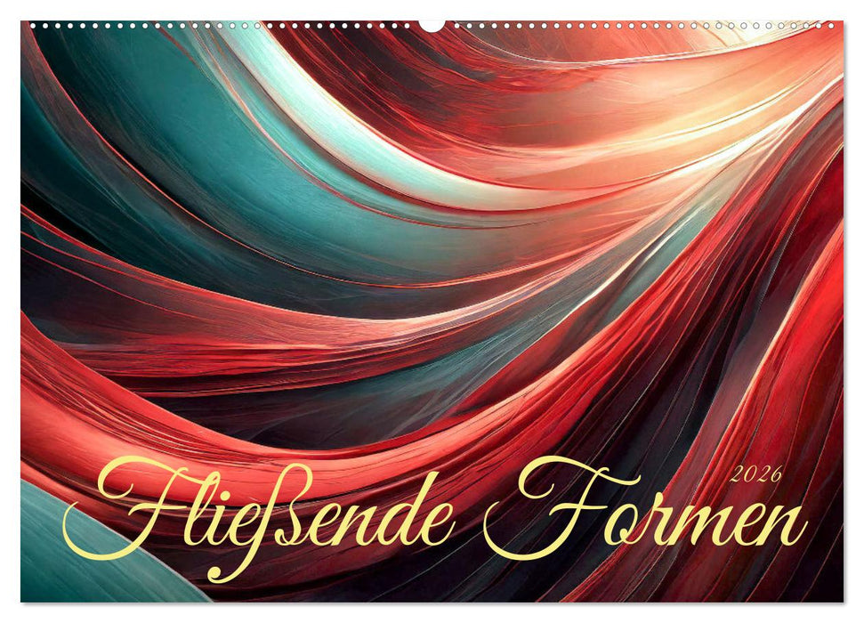 Fließende Formen (CALVENDO Wandkalender 2026)